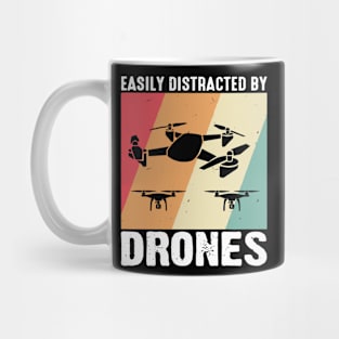 Easily Distracted By Drone Vintage Mug